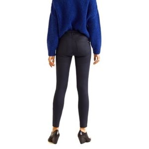 Belle Skinny Fit Wax Coated Jeans